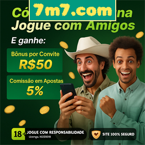 7m7.com Ganhe R$ 100,00 Gratis